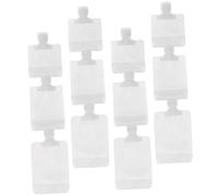 DECORNIJIA Sachets Souples Professionnels Rechargeables 12pcs en Pet Pa Pe 30ml 50ml 100ml pour Stockage et Distribution de Lotion Cosmétique