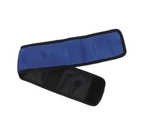 DECORNIJIA Sangle de Repose-Pieds en Maille Respirante 45 CM pour Fauteuil Roulant, Bande de Maintien de Jambe Bleu, Accessoire pour Personnes Âgées et Mobilité Stable Quotidien