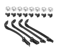DECORNIJIA Sangle Pièces à Chaussures et en Patin roulettes PVC de Accessoires Boucle Réglable Vis Détachées Patis Rollers Universels