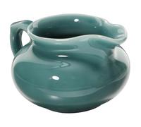 DECORNIJIA Saucière Céramique Verte avec Bec Verseur Lisse Bol Condiment pour Sauce Vinaigre et Jus Base Antidérapante pour Maison et Restaurant