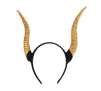 DECORNIJIA Serre-tête Cornes Antilope Léger pour Femmes Bandeau Gothique Cosplay Halloween Accessoire Déguisement Fête et Soirée Costumée