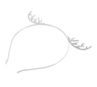 DECORNIJIA Serre-tête de Renne pour Fête de Noël Décor Flocon de Accessoire Cheveux Corne Bandeau Thème Animal