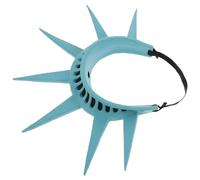 DECORNIJIA Serre-tête Statue Liberté Costume Femme avec Torche Accessoire de Fête pour Halloween et Cosplay Bandeau Déguisement Lady Liberty Résistant et Original