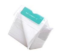 DECORNIJIA Serviette Visage Jetable Épaissie Coton Absorbant Humide Et Sec Portable Pour Nettoyage Maquillage Et Soins Doux Et Pratique Pour Voyage Et Usage Extérieur