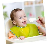 DECORNIJIA Set Couverts Garçon Fille Silicone Lion Design Cuillère et Fourchette Ergonomiques pour Apprentissage de Lalimentation Couleur Douce Vert Accessoires Garçon Fille pour Repas