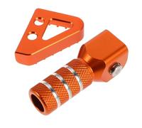 DECORNIJIA Set de Pédales de Frein Alliage Aluminium pour Embout de Levier de Vitesse Plaque Antidérapante Robuste Compatible Amélioration Du Contrôle de