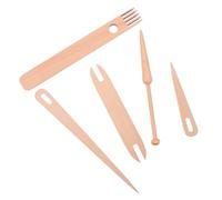 DECORNIJIA Set Outils pour Métier à Tisser avec Aiguilles Bois Peigne et Navette pour Tricotage et Tapisserie Kit Complet pour Loisirs Créatifs et Artisanat Textile