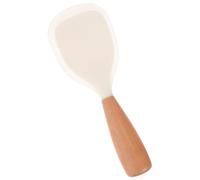 DECORNIJIA Spatule Souple Silicone Alimentaire pour Cuillère à Riz Résistante Chaleur Ustensile de Cuisine Confortable pour Cuiseur à Riz et Usage Domestique