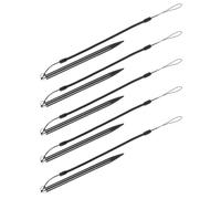 DECORNIJIA Stylet Résistif pour Écran Tactile 5pcs avec Pointes Haute Précision et Corde à Ressort Antiperte pour Tablette et Téléphone Portable, Plastique et Aluminium