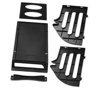 DECORNIJIA Support Étiquettes Plastique pour Imprimante Thermique Porte-étiquette Bureau à Double Usage avec Grand Rangement Support Labels Professionnel pour Organisation