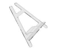 DECORNIJIA Support pour Téléphone et Photos en Acrylique Transparent Grand Modèle Chevalet Multifonction pour Assiettes Présentoir Décoratif pour Table Support Stable pour Objets Variés