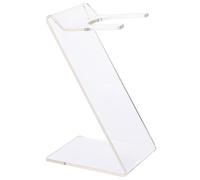 DECORNIJIA Support Sèche Cheveux Transparent Rangement Stable et Pratique pour Salle de Bain Organise et Économise de Lespace Porte Séchoir Cheveux Durable