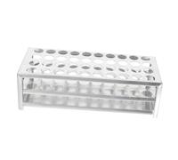 DECORNIJIA Support Tube Essai Aluminium Robuste et Étagère de Rangement Multi-usage pour Tubes à Essai de Laboratoire Emplacements Pratique pour Recherches et Industries