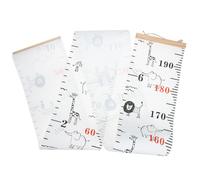 DECORNIJIA Tableau de Croissance Mural Garçon et Filles 20X200 CM Toile Décorative Mesure Taille pour Chambre Garçon et Filles Motif Savane Africaine Adapté Chambre Bébé Salle de Jeux