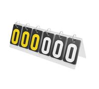 DECORNIJIA Tableau de Score Rabattable Portable Chiffres pour Tennis de Table Baseball et Billard Compteur de Score de Table Précis et Léger pour Divertissement Familial