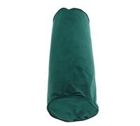 DECORNIJIA Taie d'oreiller Cylindrique en Velours Pelucheux 40X15X15 CM Housse de Traversin Émeraude Verte Lavable Ergonomique pour Soutien Cervical Décor Intérieur et Voyage