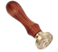 DECORNIJIA Tampon de Sceau Vintage Champignon avec Manche Cachet Couronne Naturelle pour Invitations Mariage Lettres et Cartes de Décoration Authentique et Romantique