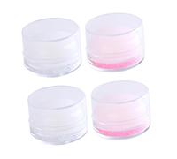 DECORNIJIA Tampons D'impression pour Ongles en Silicone 4 Pièces, Outils Manucure pour Créer Motifs Nail Art, Accessoires Pratiques pour Usage Professionnel Domicile