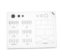 DECORNIJIA Tapis De Manucure En Acrylique Taille Standard En Silicone Souple Pour Apprentissage Nail Art Formation Professionnelle Utilisation Studio