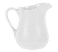 DECORNIJIA Tasse à Sauce En Céramique 100 Ml Bec Verseur En V, Petite Cruche à Lait Blanche, Pour Maison Et Restaurant, Récipient Alimentaire Pratique Pour Jus, Crème Et Sauce