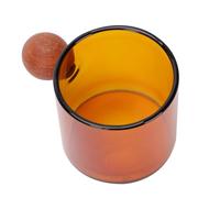 DECORNIJIA Tasse Verre Borosilicate pour Boissons Chaudes et Froides Résistance Thermique Base Stable Maison et Café