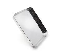 DECORNIJIA Ustensiles De Cuisson En Acier Inoxydable Poêle Rôtissoires Rectangulaire Pâtisserie Plateau Bordé Fumant Vapeur Plaque En Acier Inoxydable Plat De Poisson