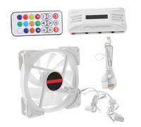 DECORNIJIA Ventilateur Boîtier PC Rgb Double Anneau avec Argb Refroidisseur CPU Ultra et Décoratif Lot