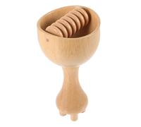 DECORNIJIA Ventouse De Massage En Bois Rouleau Gamme Compacte Bois Naturel Ergonomique Usage Domestique Outil De Thérapie Corporelle