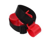 DECORNIJIA Verrou de Poubelle Cordon Élastique Sangle de Verrouillage Résistante Anti-Animaux Système de Sécurité Garçon et Filles Protection le Basculement pour Poubelles D’Extérieur