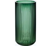DECORPIA Vase en verre épais de qualité supérieure de 25,4 cm - Vase à fleurs en verre côtelé pour décoration d'intérieur rustique, vases décoratifs pour fleurs pour ferme moderne, idéal pour étagère,