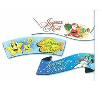 DECORS AZYME AROMATISE BANDEROLE JOYEUX NOEL par 24