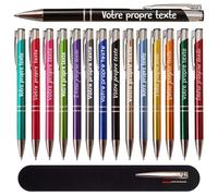 DECORS concept - 500x Stylo Personnalisé de Haute Qualité - Cadeau Personnalisé et Unique, Stylo Bille avec Gravure, Idéal pour Mariages, Communions, Cadeaux d'Entreprise ou Gadget Publicitaire