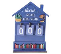Décors de comptoir de lecture en bois pour l ' amélioration de la bibliothèque et le des progrès, compteur de lecture coloré