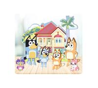 Amscan – Décors de table – Set Bluey – Personnages officiels – Maison et doudous – Papier cartonné