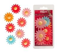 Décors En Azyme Marguerite 8 Pièces - Dekora
