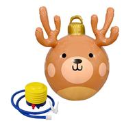 Décors Gonflables de Noël | Élan de Noël Géant | Ballons Gonflables pour Décorations Extérieures - pour Patio Jardin Porte Fenêtre Fêtes Vacances Festival