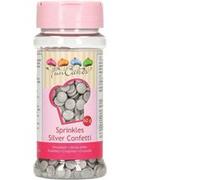 Décors sucrés confettis argentés - 60 g Argent