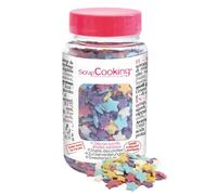 Décors sucrés étoiles arc-en-ciel 55 g Scrapcooking