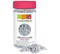 Scrapcooking : Mini Déco Gâteau : Étoiles, Argentées, 55g