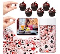 Décors Sucrés Halloween yeux comestibles alimentaire halloween déco gâteau comestible yeux déco comestibles Décoration Alimentaire Pour Gâteaux, Biscuits, Cookies et Desserts Festifs