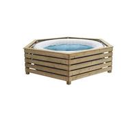Decorspa - Habillage en bois pour spa gonflable Decorspa Pour spa rond de 181 à 205 cm