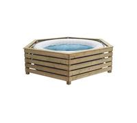 Decorspa - Habillage en bois pour spa gonflable Decorspa Pour spa rond inférieur à 180cm