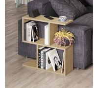 DECORTIE Homemania Moderne Table d'appoint chêne polyvalent 60 x 19.5 x 60 cm