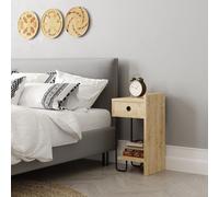 DECORTIE Sirius Moderne Table de chevet module droit chêne 30 x 32 x 60 cm