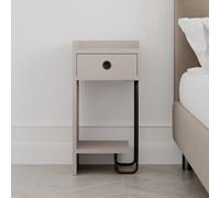 DECORTIE Sirius Moderne Table de chevet Module gauche Moka clair 30 x 32 x 60 cm