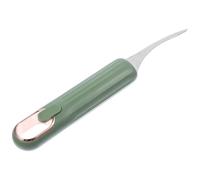 Décortiqueur de Crevettes Pratique en Plastique et Acier Inoxydable Vert | Outil Léger et Portable, Nettoyage et Ouverture du Dos, Usage Maison, Accessoire la Cuisine