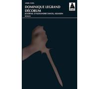 Décorum: Journal d'Alexandre Davos assassin