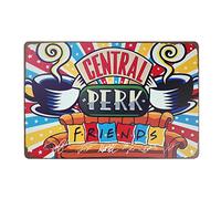 Decorwall - Poster en métal avec frontons Central Perk Friends - Décoration murale - 20,3 x 30,5 cm