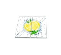 decorwelt | Protection Pour Plaque Induction Plaque de Cuisson 2x30x52 Deco Cuisine Verre trempé Couvercle Plaque de Protection Pour Plan De Travail Cuisson Vitrocéramique