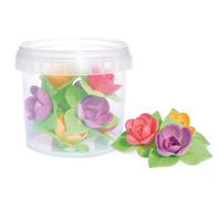 Scrapcooking 2263 Décos Azymes Lot de 8 Mini Roses Corolles Ingrédients Multicolore 8 x 9,5 x 9,5 cm